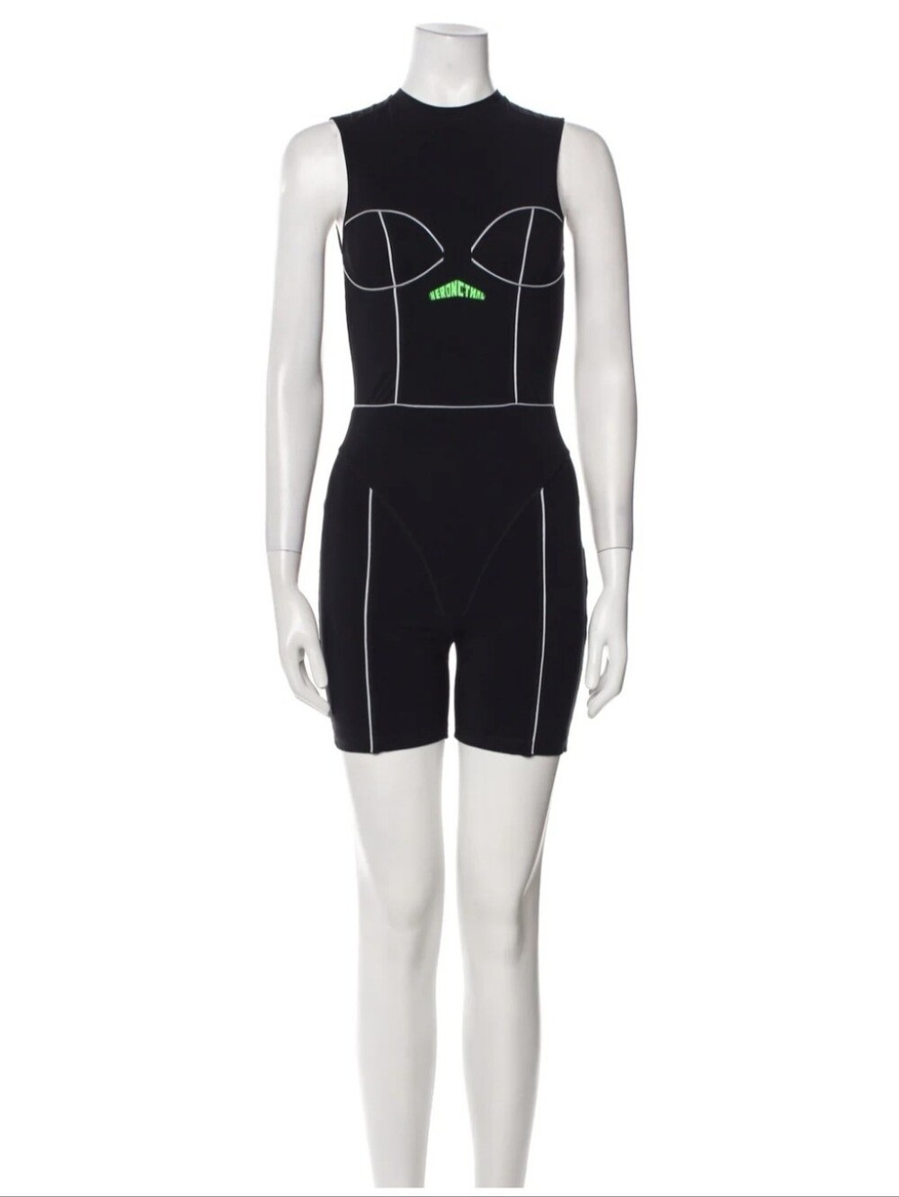 New heron preston active bodysuit romper sz medium